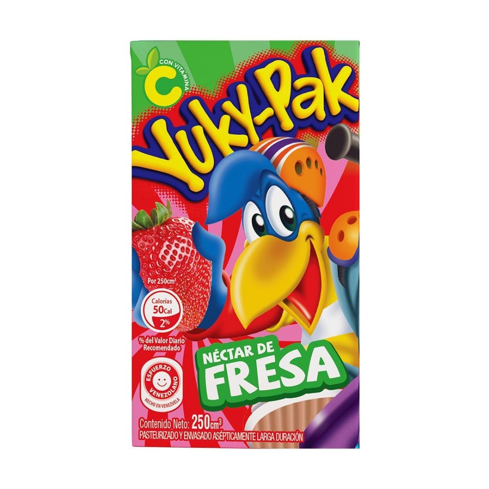 YUKY-PAK FRESA 250MLX24UN