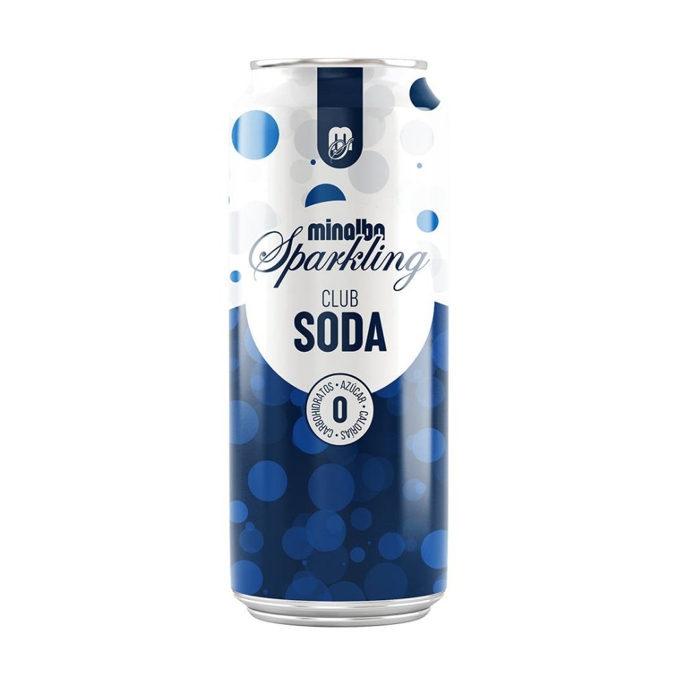 MINALBA SPARKLING SODA LATA 355MLX24UN