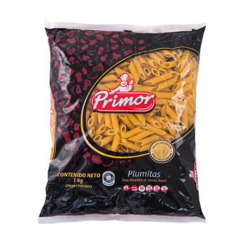 PASTA CORTA PLUMITAS 1KGX12UN