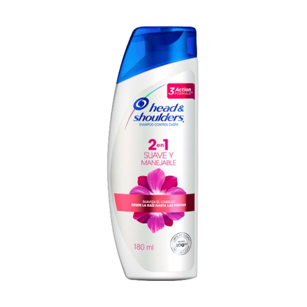 H&S SHAMPOO 2en1 SUAVE Y MANEJ 180CCX12UN