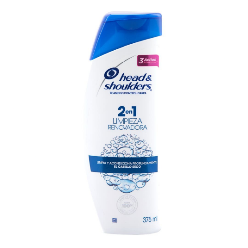H&S SHAMPOO LIMPIEZA RENOVADORA 375CCX12UN