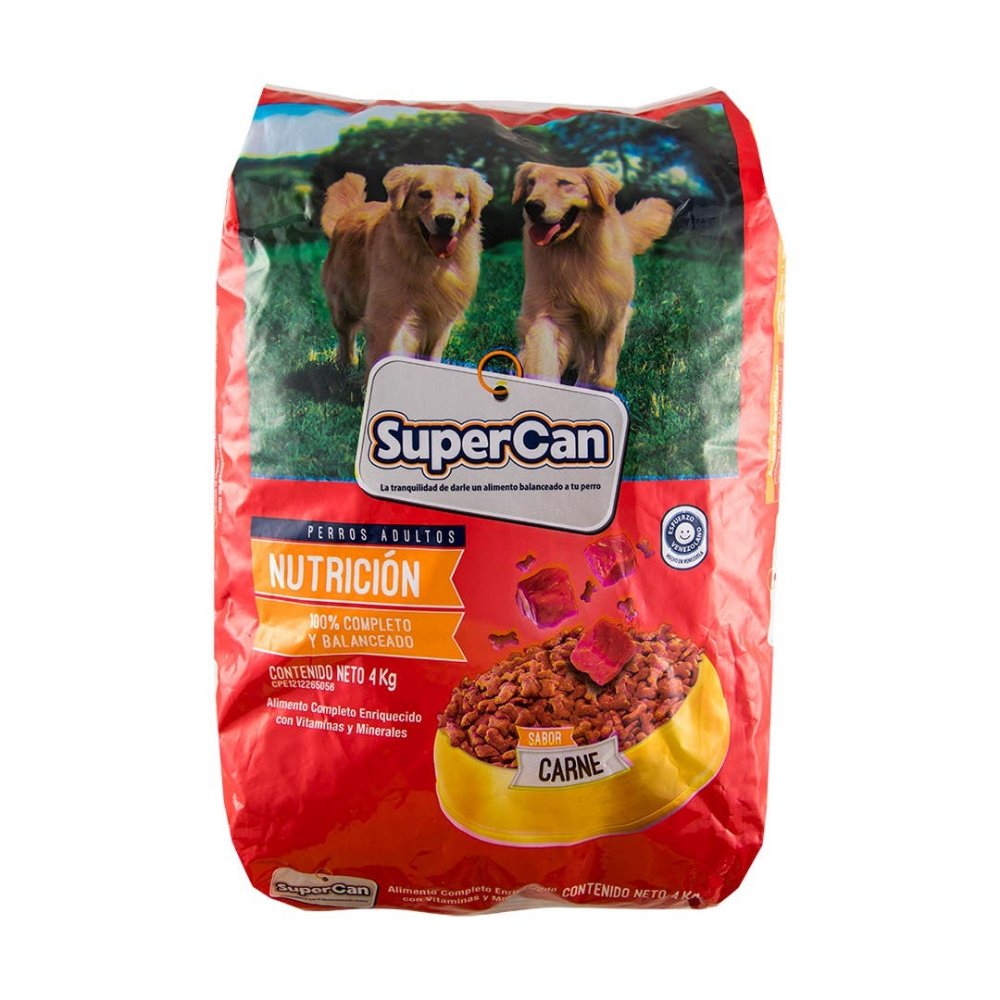 SUPER CAN CARNE HUESO 4KGX5UN