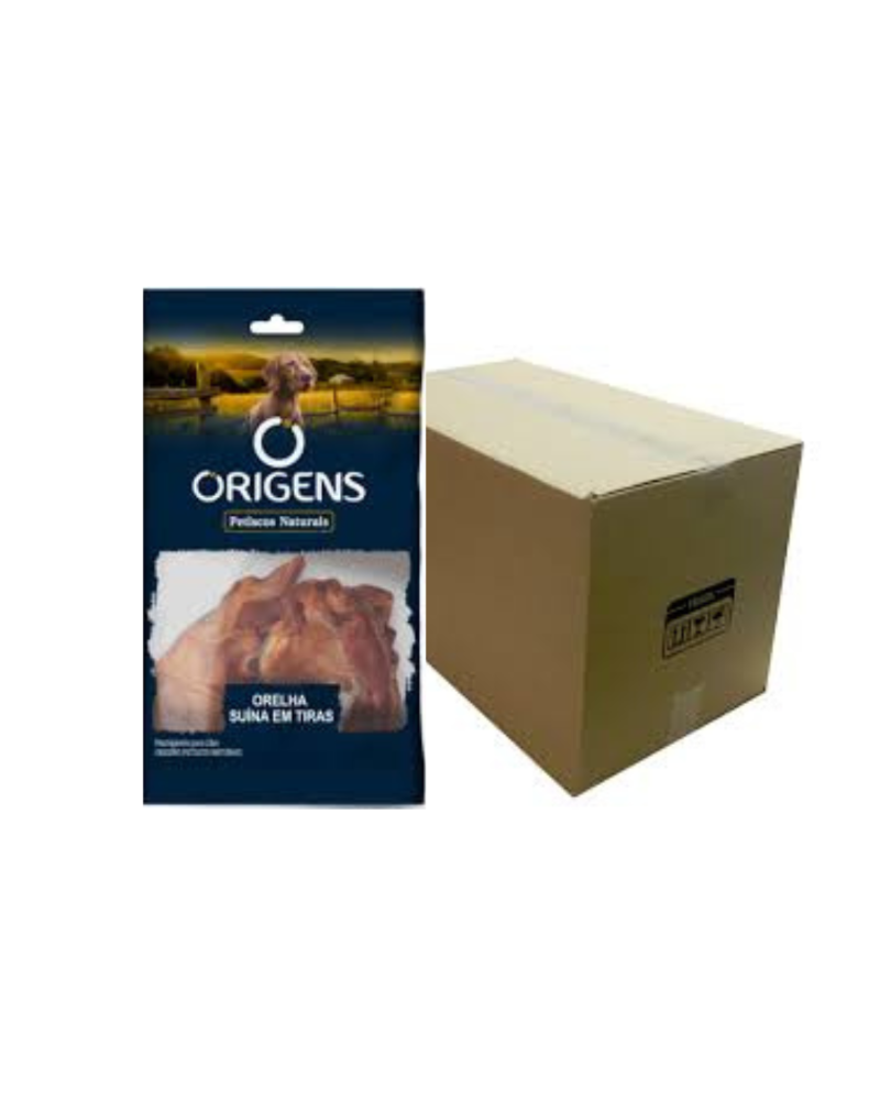 Origens pn orelha suina tiras 6x50g