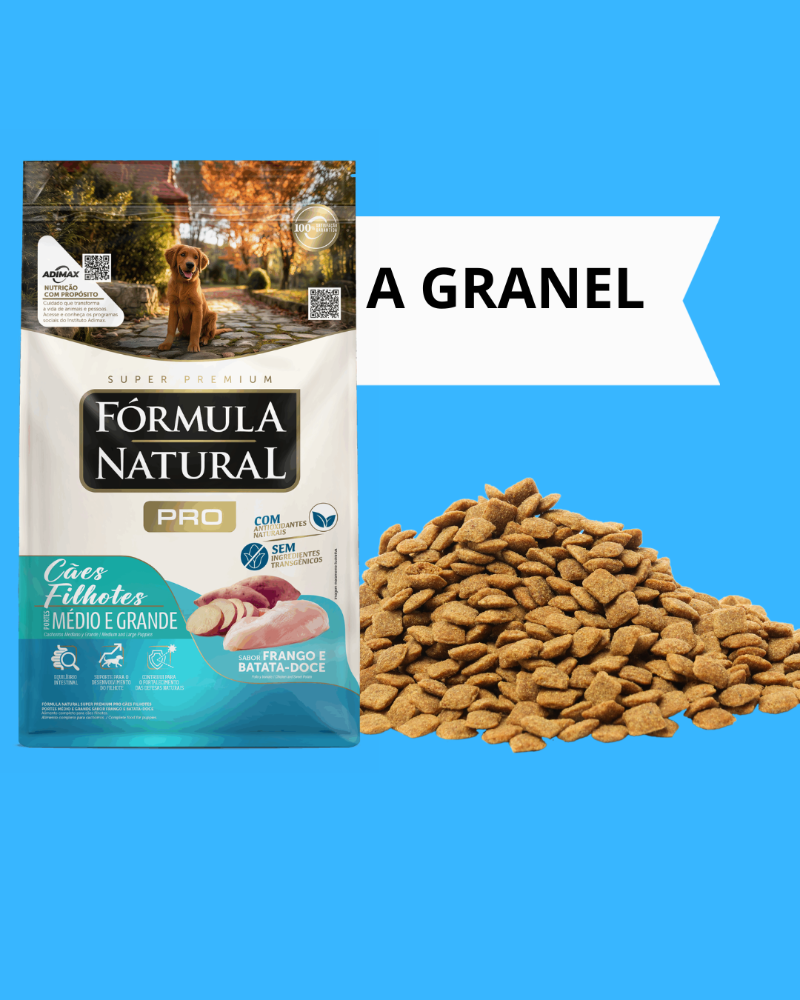 Formula natural pro cães filhotes portes médio e grande
