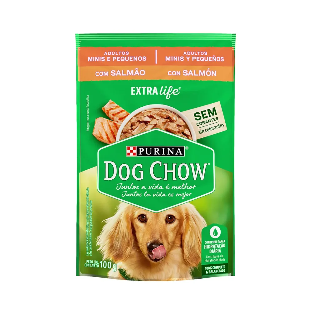 Sache Dog Chow adulto (SALMÃO) 100g