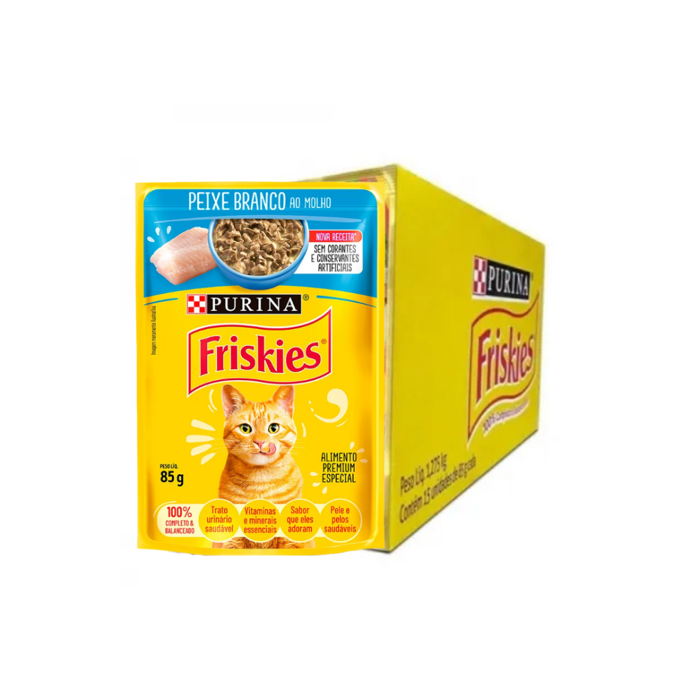 Friskies (PEIXE BRANCO) 15X85g