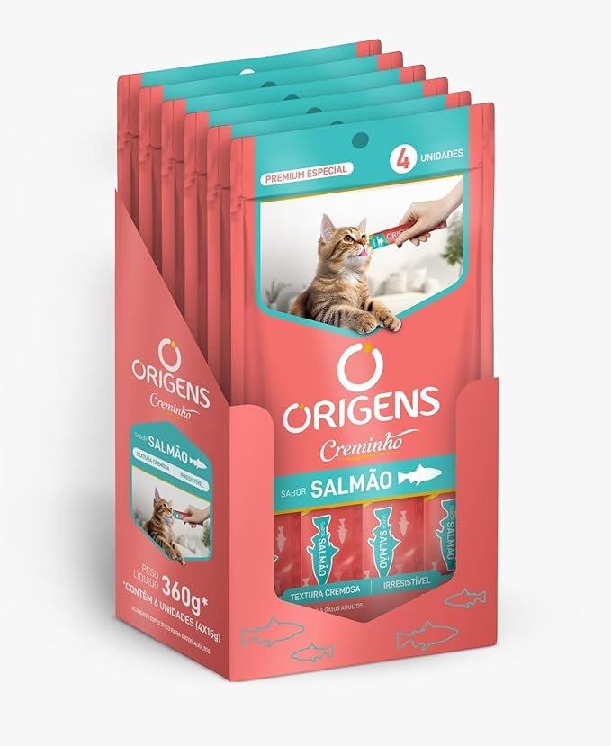 Origens creminho (salmao)1cx 360G