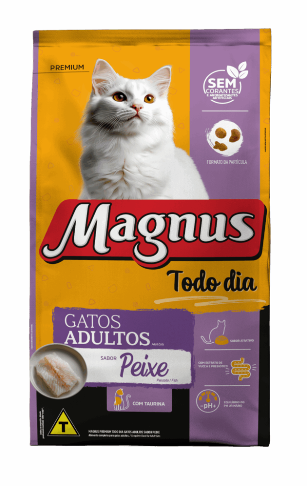 Magnus todo dia gato adulto (PEIXE) 25KG