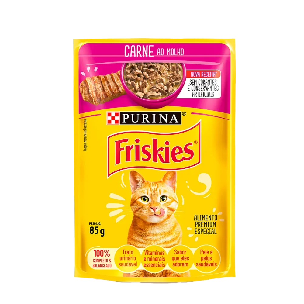 Sache Friskies adulto(CARNE) 85g