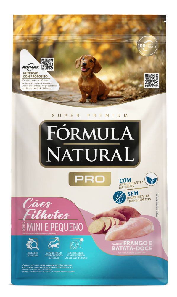 Formula natural pro caes filhotes mini/pequeno 15kg
