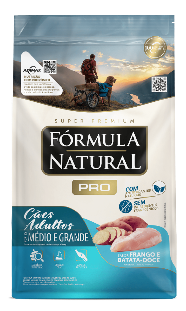 Formula natural pro caes adulto medio/grande 15kg