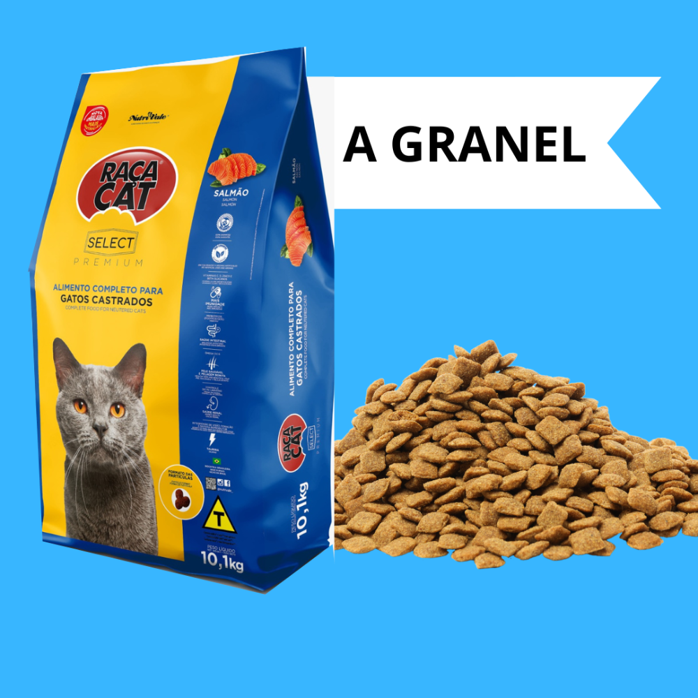 Raça cat select castrado granel