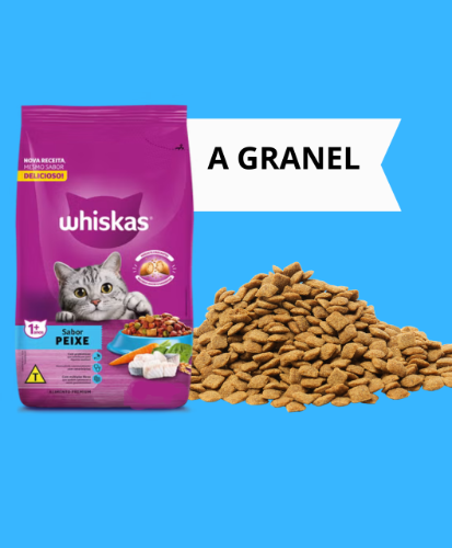 Whiskas peixe granel