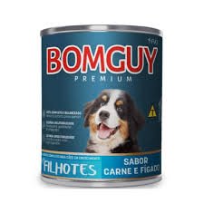 Patê em Lata Bomguy Premium para Cães filhotes (CARNE/FIGADO) 280g