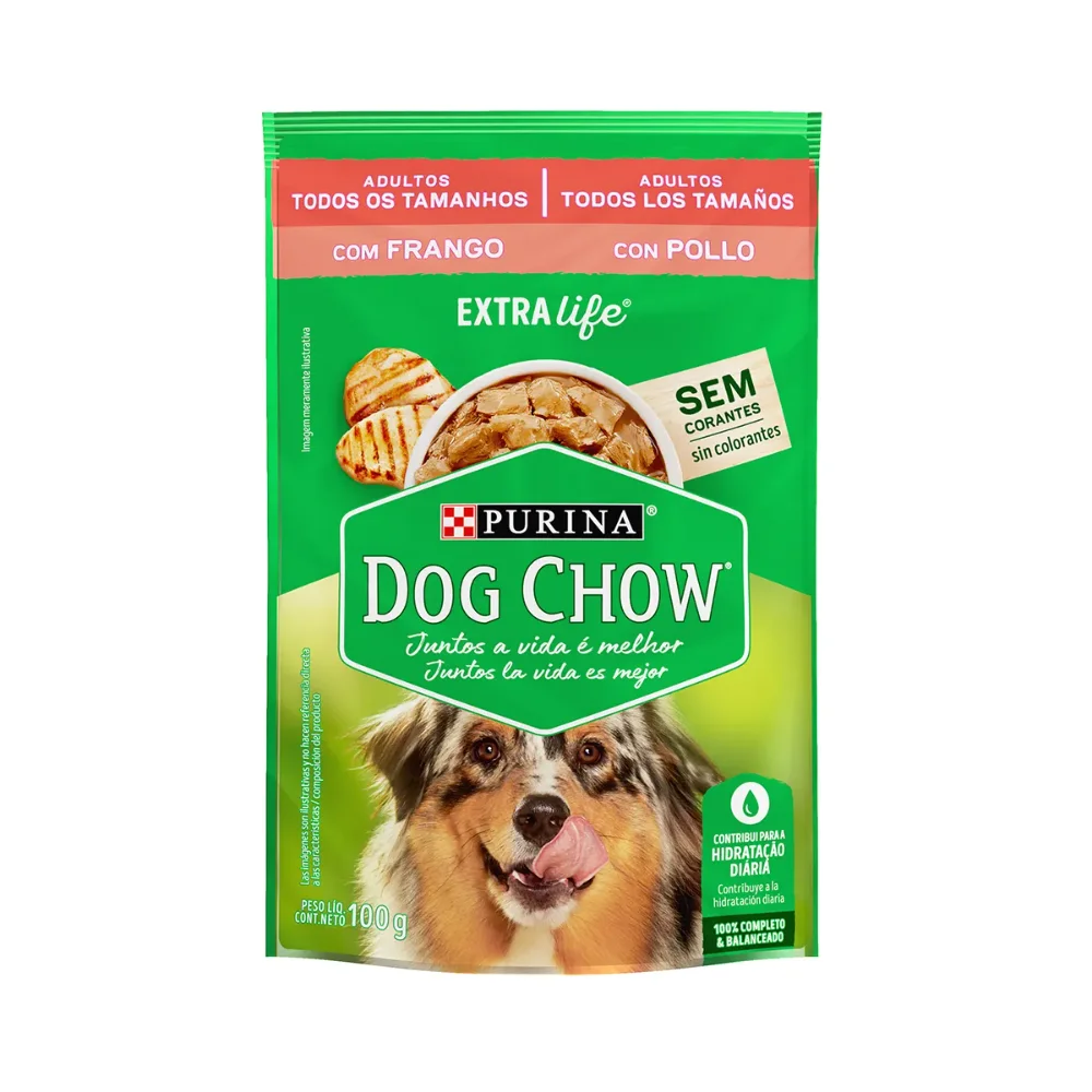 Sache Dog Chow adulto (FRANGO) 100g