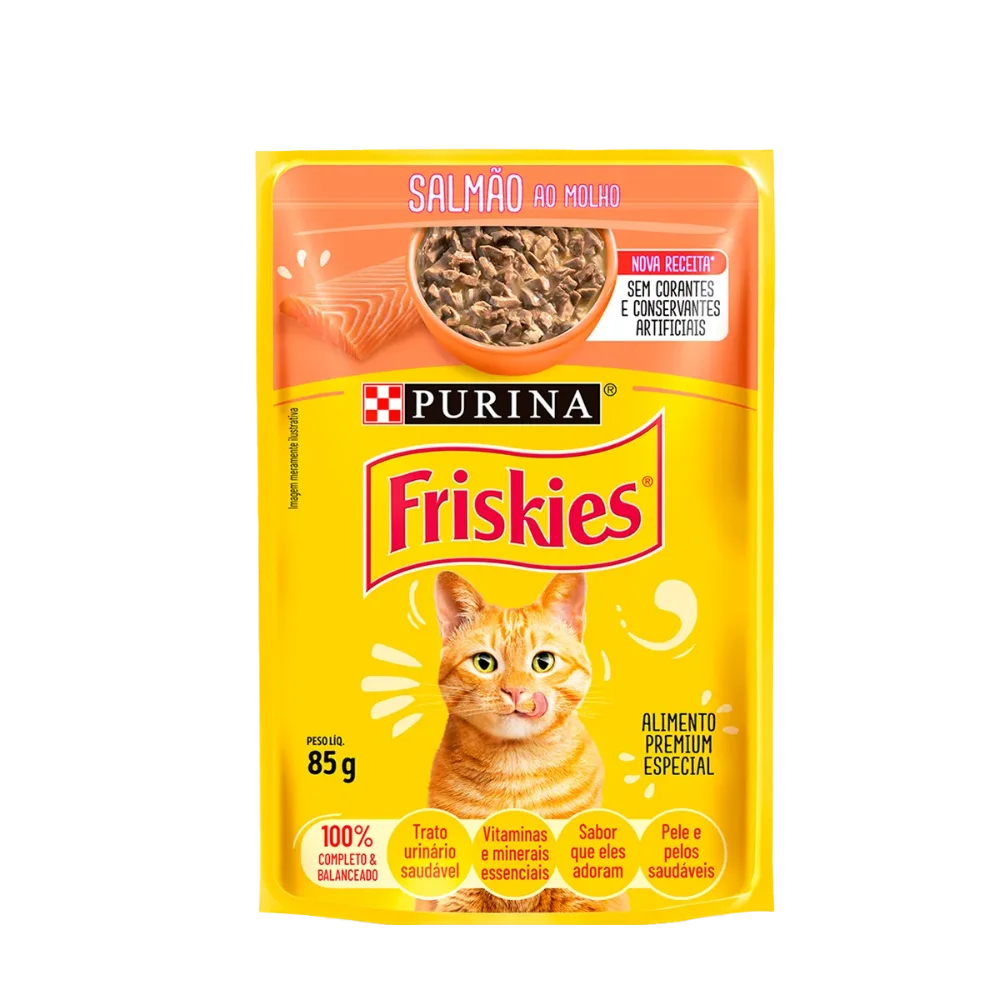 Sache Friskies adulto (SALMÃO) 85g