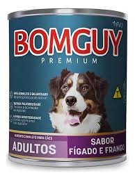 Patê em Lata Bomguy Premium para Cães Adultos (FIGADO/FRANGO) 280g