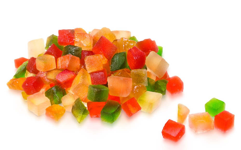 FRUTA CONFITADA A GRANEL