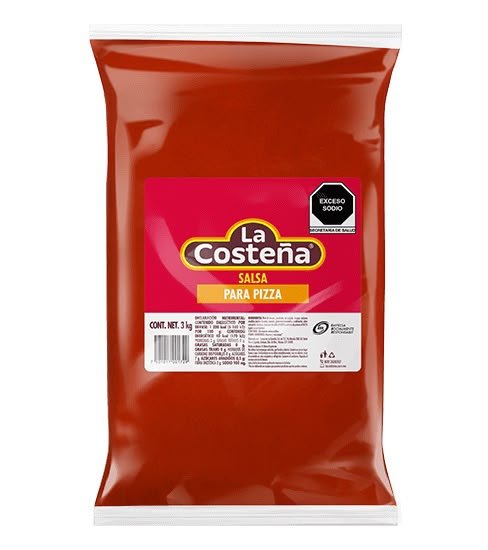 SALSA PARA PIZZA LA COSTEÑA 3 KG