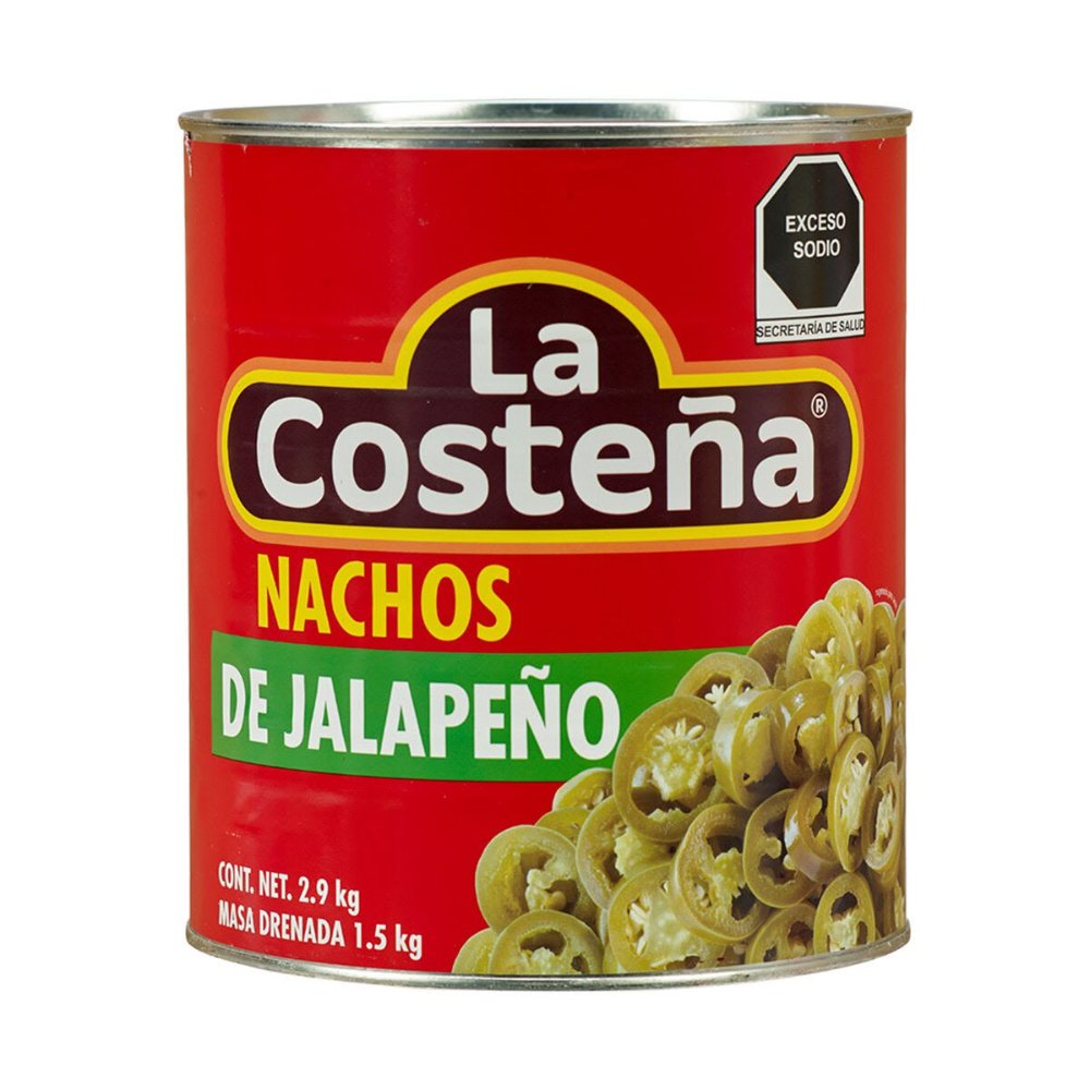 CHILES NACHOS LATA LA COSTEÑA 3 KG