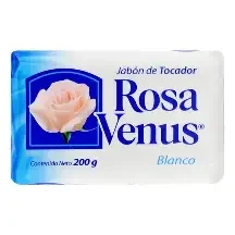 Jabon Rosa Venus Blanco 200 gr.
