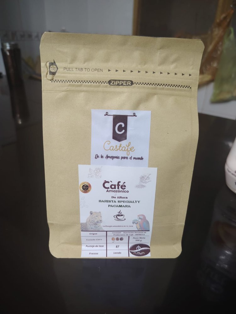 Café Pacamara de especialidad en MOLIDO 250