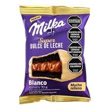 ALFAJOR MILKA SUPER DDL BLANCO