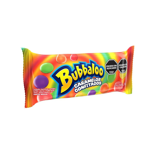 BUBBALOO CARAMELOS CONFITADOS 24GR
