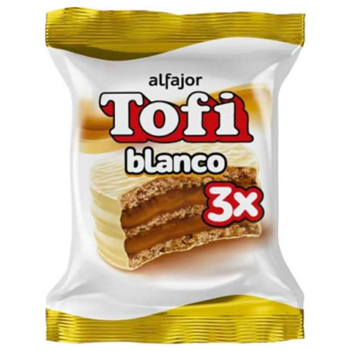 ALFAJOR TOFI TRIPLE BLANCO
