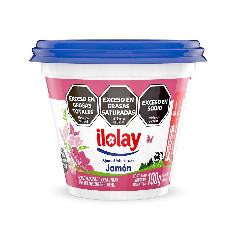 QUESO UNTABLE JAMON ILOLAY
