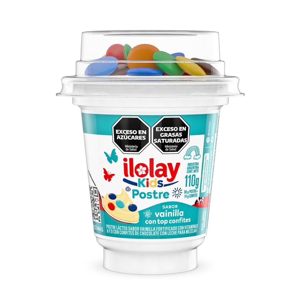 POSTRE VAINILLA CON CONFITES ILOLAY