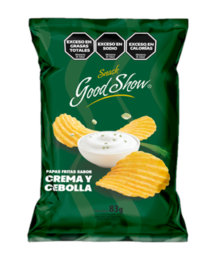 PAPAS GOOD SHOW CREMA Y CEBOLLA 53 G