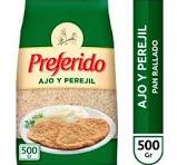 PAN RALLADO PREFERIDO 500G  AJO Y PEREJIL