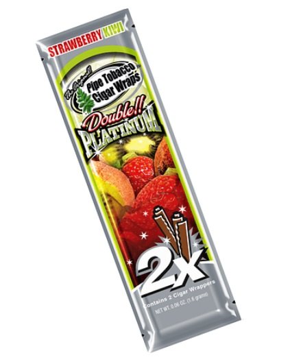 BLUNT DOUBLE PLATINUM STRAWBERRY KIWI