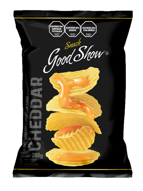 PAPAS GOOD SHOW CORTE CHEDDAR 53 GMS