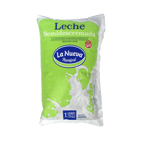 LECHE DESCREMADA LA NUEVA SACHET 1L