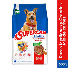 Alimento Para Perros Supercan Adultos Mix De Carnes, Bolsa x 500g