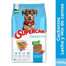 Alimento Para Perros Supercan Cachorros Leche y Mix De Carnes, Bolsa x 500g