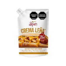 Salsa Crema Leña Zafran Picante / Ahumado, Doypack x 200g