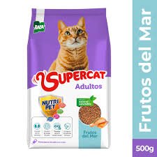 Alimento para Gatos Supercat Adultos Frutos del Mar, Bolsa x 500g