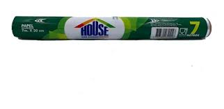 Papel Aluminio 7Mt x 30cmt House