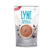 Chocolate Instantáneo en Polvo Lyne Clásico sin Azúcar, Doypack x 200g