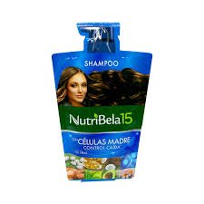 Shampoo Nutribela 15 Con Células Madre, Control Caída, Sobre x 18ml