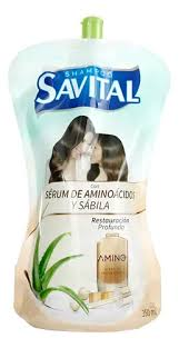 Shampoo Savital Sérum de Aminoácidos y Sábila Sobre x 100ml