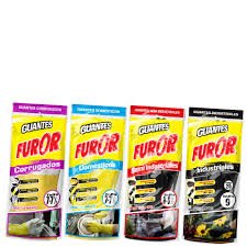 Guantes Domésticos Furor Talla 8-1/2 x 1 Par