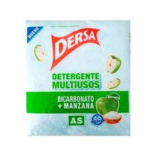 Detergente en Polvo Dersa Bicarbonato + Manzana x 125g