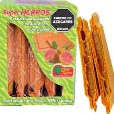Dulce de Guayaba con Galleta "HERPOS" La Guayaberita