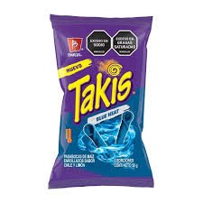 Pasabocas de Maíz Takis Blue Mint, Paquete x 50g
