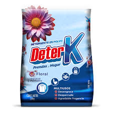 Detergente en Polvo DeterK Floral x 480 g