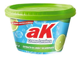Lavaloza en Crema AK Limón y Bicarbonato x 900 g